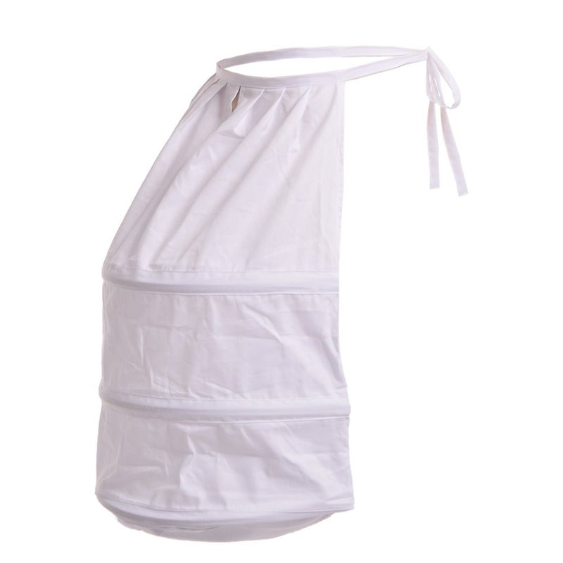 BLESSUME Victorian Dress Bustle White One size - Image 1